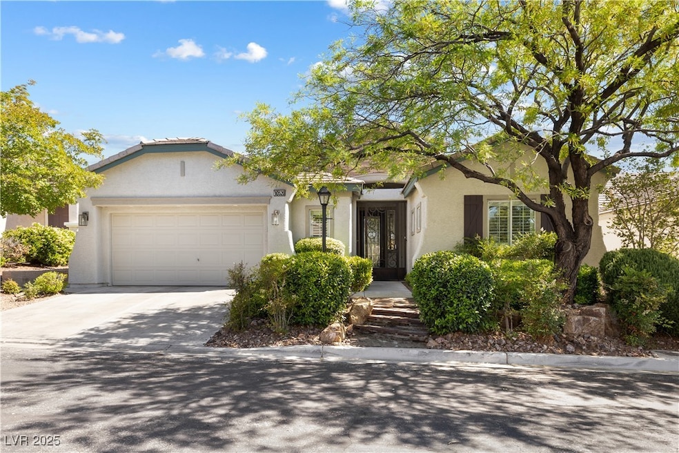 View of front of property featuring stucco siding,