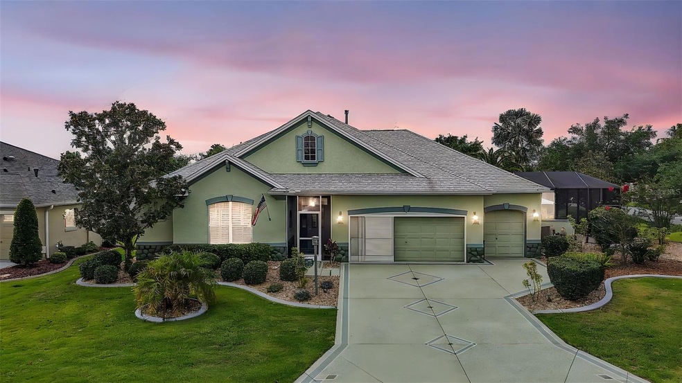 Twilight Front Elevation