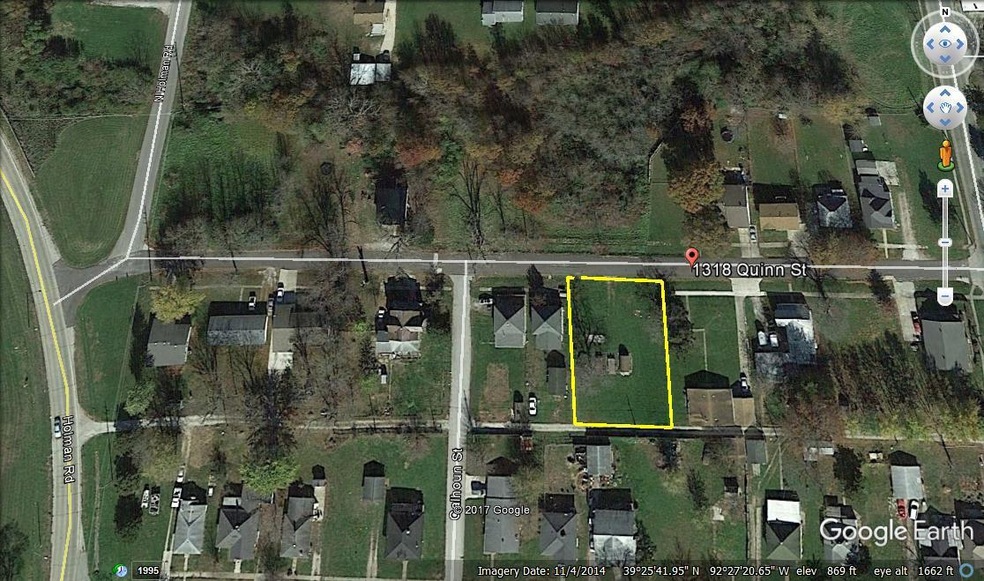 1318 Quinn St. Aerial