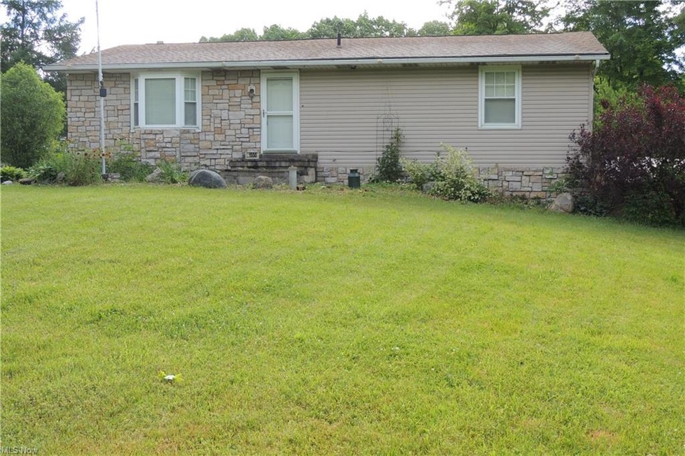 The front of the home.