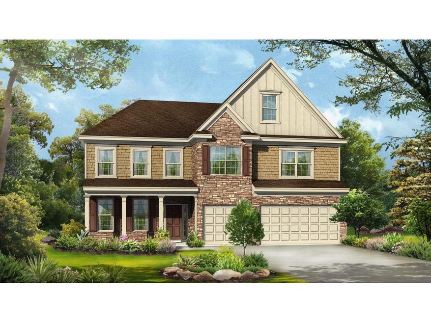 Color Rendering of plan and elevation