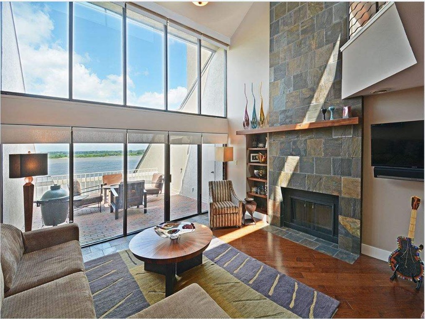 A spectacular view of the river is yours morning, 