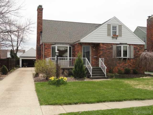Exterior Front All Brick Cape with some vinyl on t