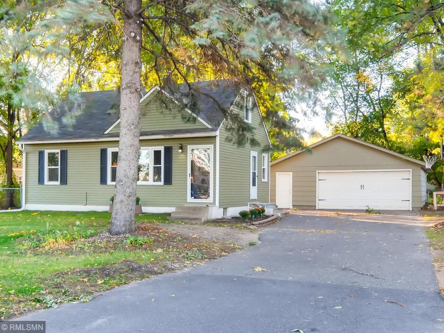 Front of the house with nice two car garage!