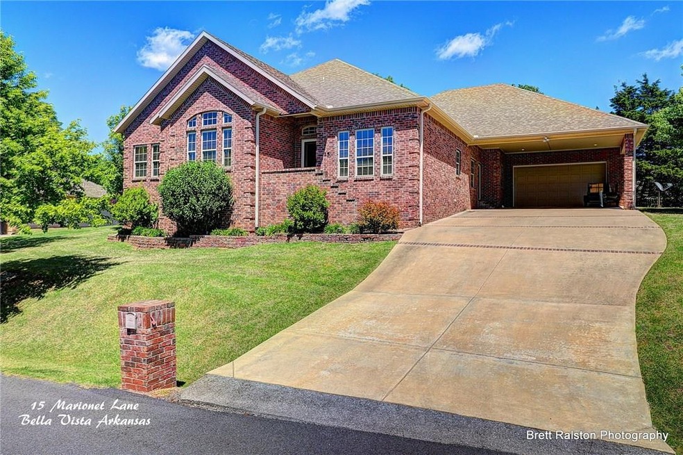 Front of lovely home featuring 2 car garage and 2 car carport. Fully landscaped and sprinkler system