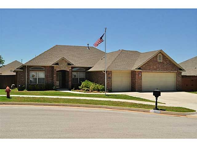 Exterior Front. Custom built  3 bedroom 2 bath bri