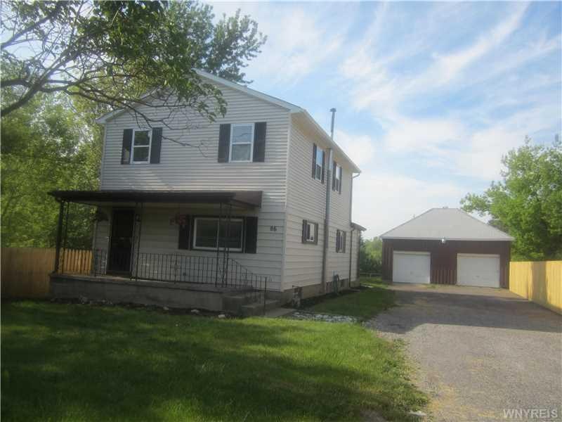 Exterior Front. Maintenance free 2 story w/detache
