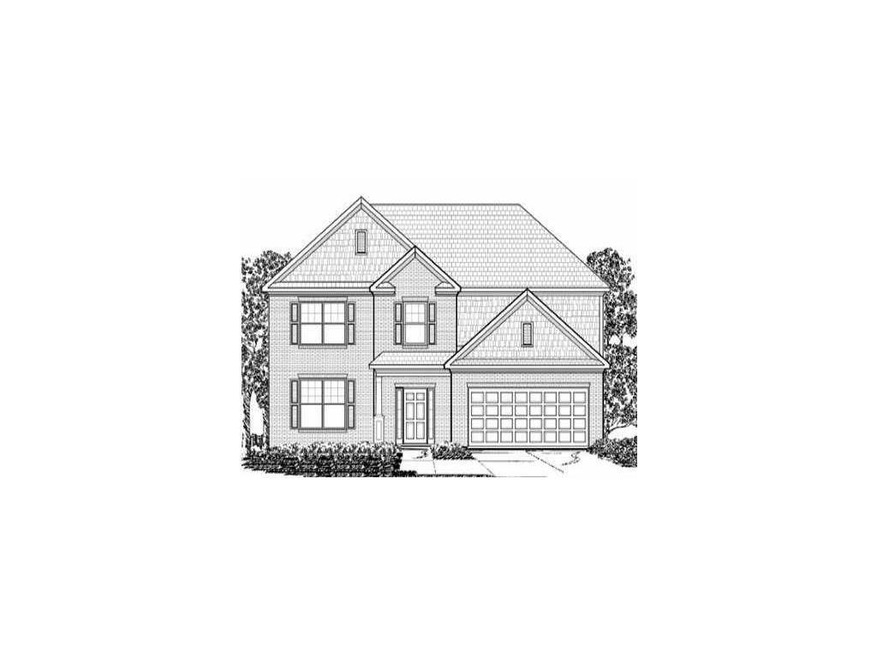 Exterior Front. NOT ACTUAL HOME. RENDERING OF PLAN