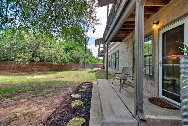 Delightful back porch, peaceful and tranquil