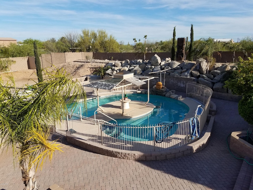 Large private pool