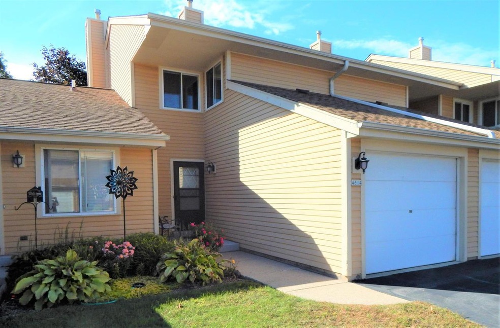 Side view of townhouse