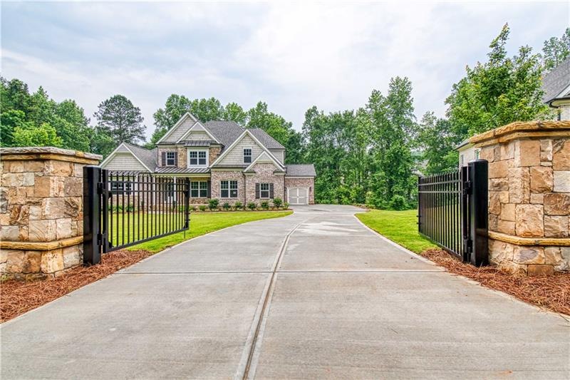 Enter through your own private gate.