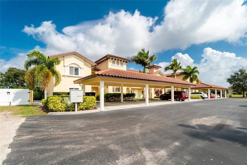 Front elevation and covered parking