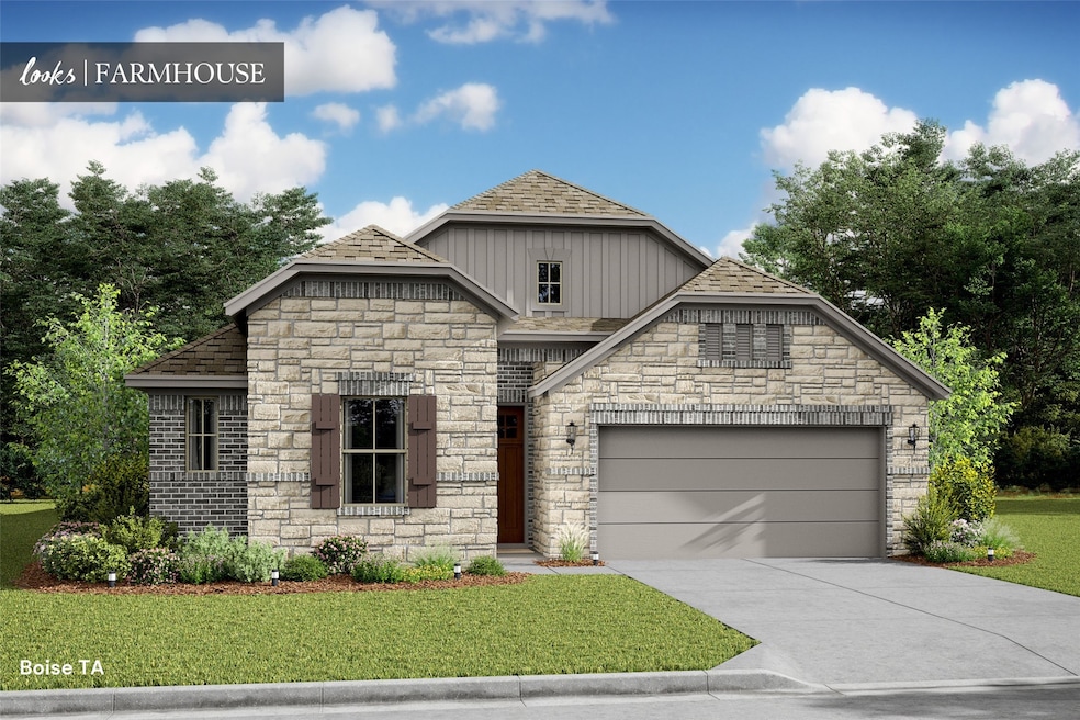 Charming Boise home design in TA elevation built b
