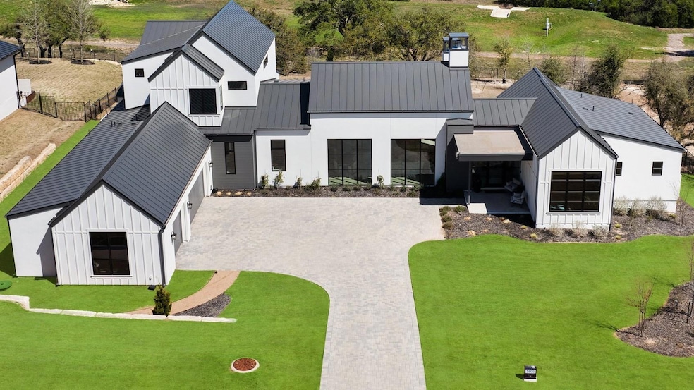 View of front of home with board and batten sidin
