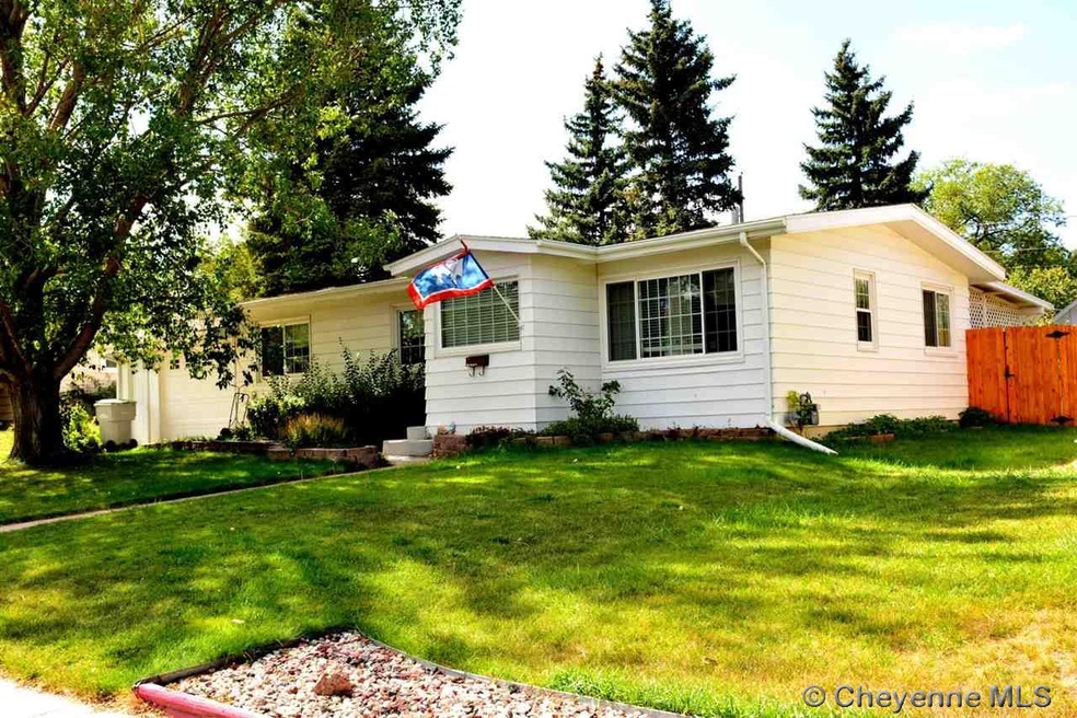 Large lot with mature landscaping