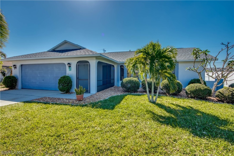 3 bedroom/2 bath/2 car garage home at 714 SE 34th St Cape Coral in the Country Club area of town in sunny SW Florida.