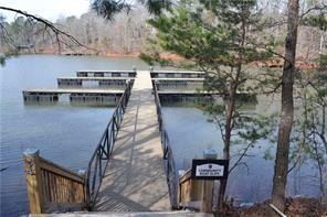 Deeded Boat slip on Lake Lanier with this lot