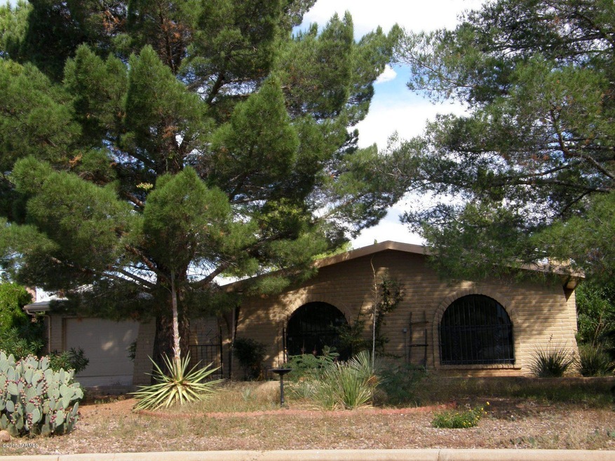 The front of the house
