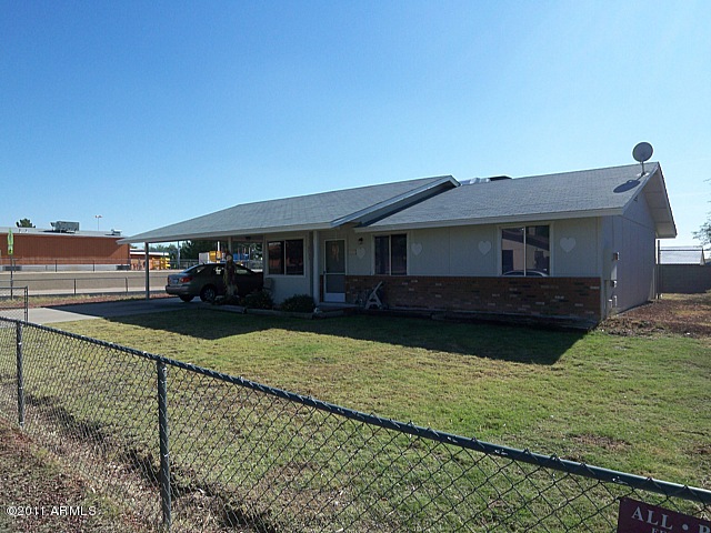 FENCED FRONT YARD