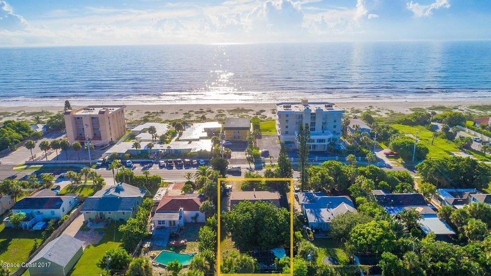 beach house outline of property.