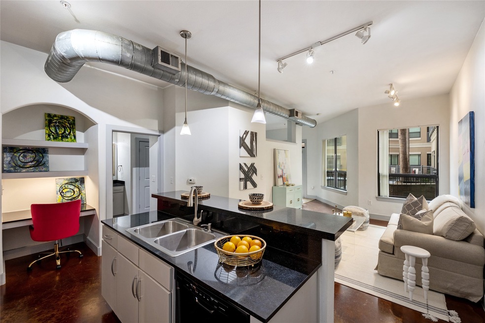 Generous natural lighting throughout the unit, as