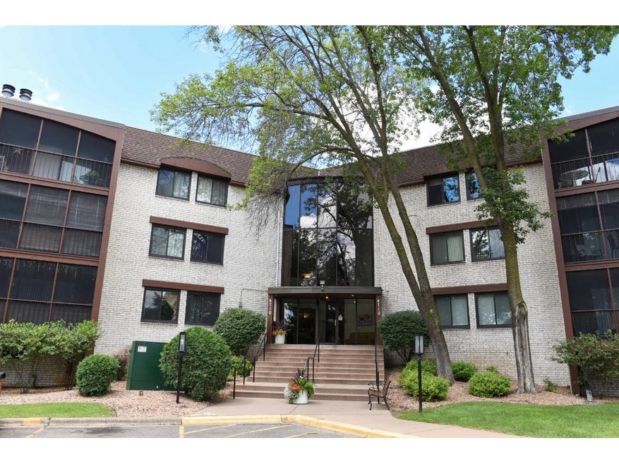 Front of building from parking lot