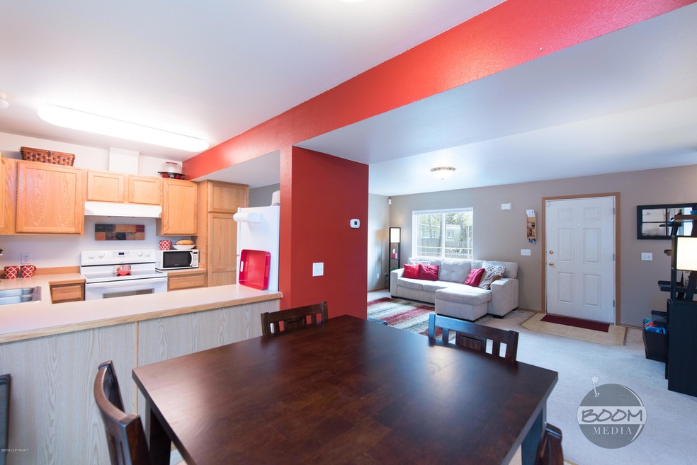 lower level living dining kitchen