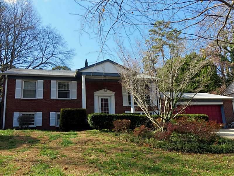 Exterior Front. 2500 Rolling View Drive Smyrna, Ga