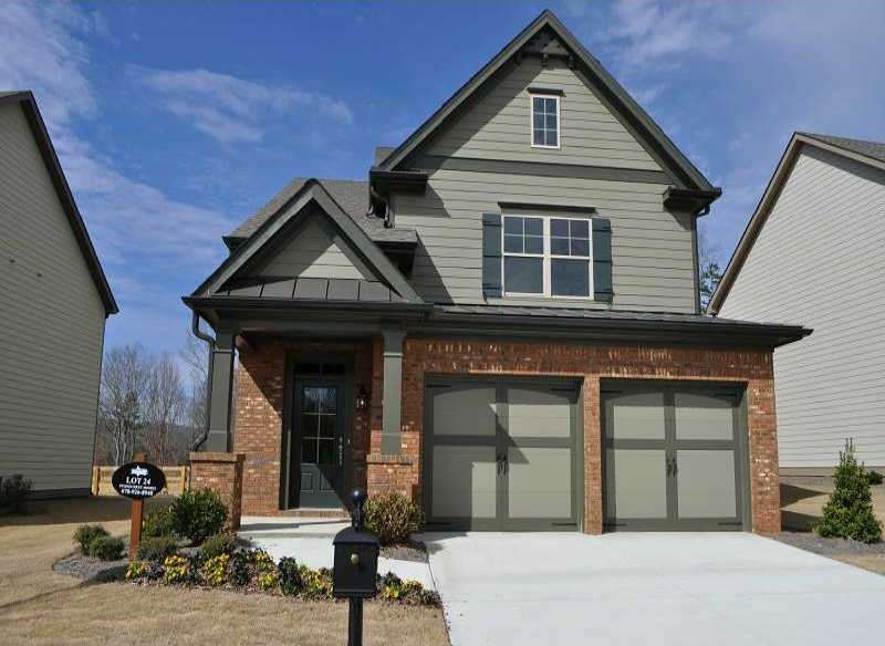 Exterior Front. Brick Elevation