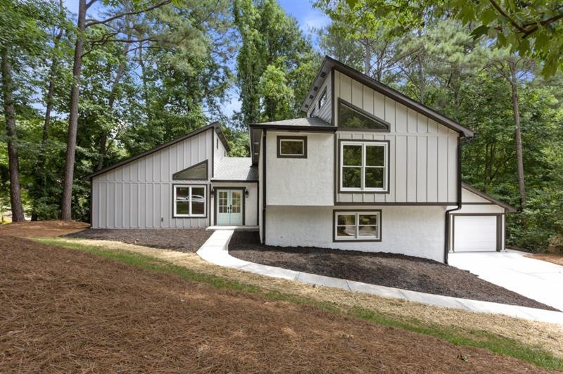 Contemporary Home with Board and Batten Design