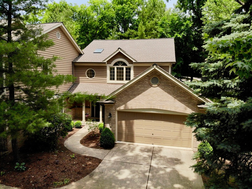 End unit with wooded backyard and spacious deck.  