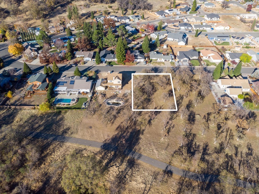 overhead from south-approximate property