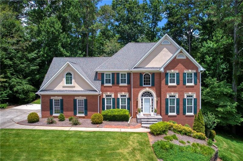 This beautiful home faces east so lots of morning 