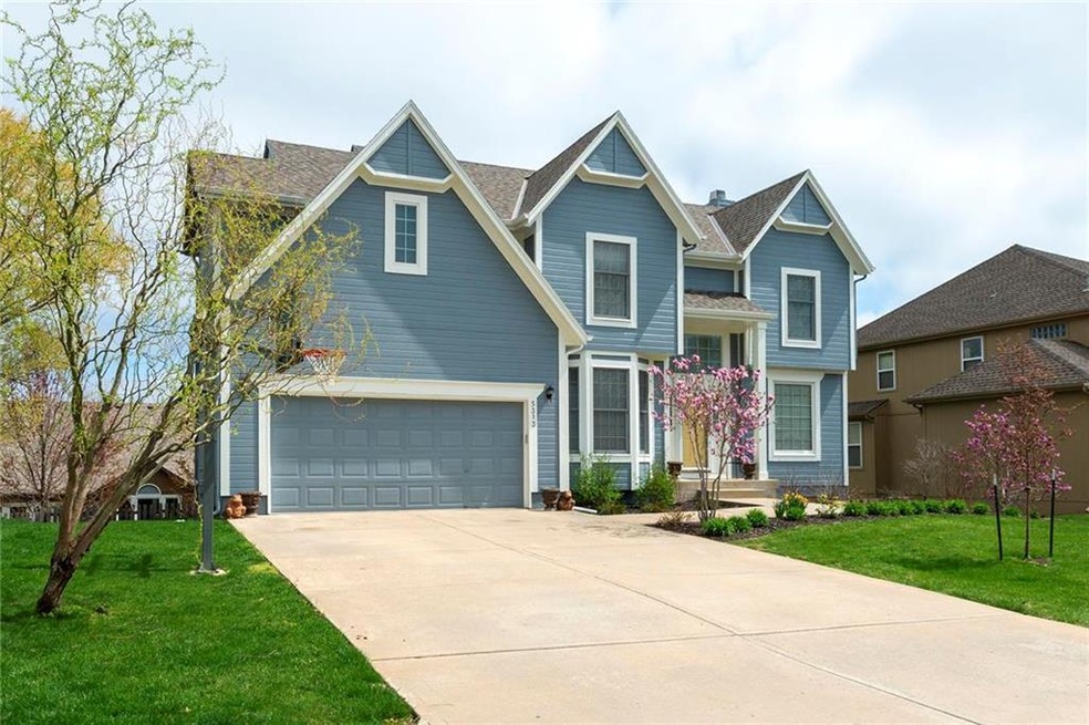 5313 Round Prairie  Shawnee, KS 66226.  The house 