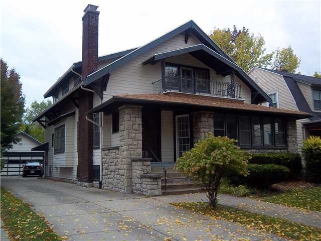 Exterior Front 22 Tillinghast: Arts and Crafts sty