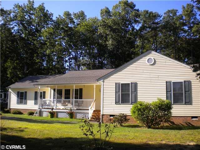 Exterior Front - Modern Ranch Floor Plan with No W