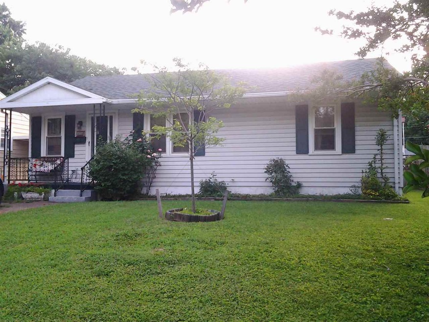 Inviting open front porch