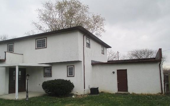 rear of home