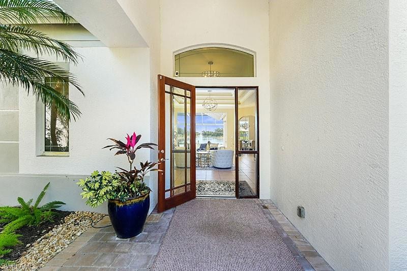 View of exterior entry