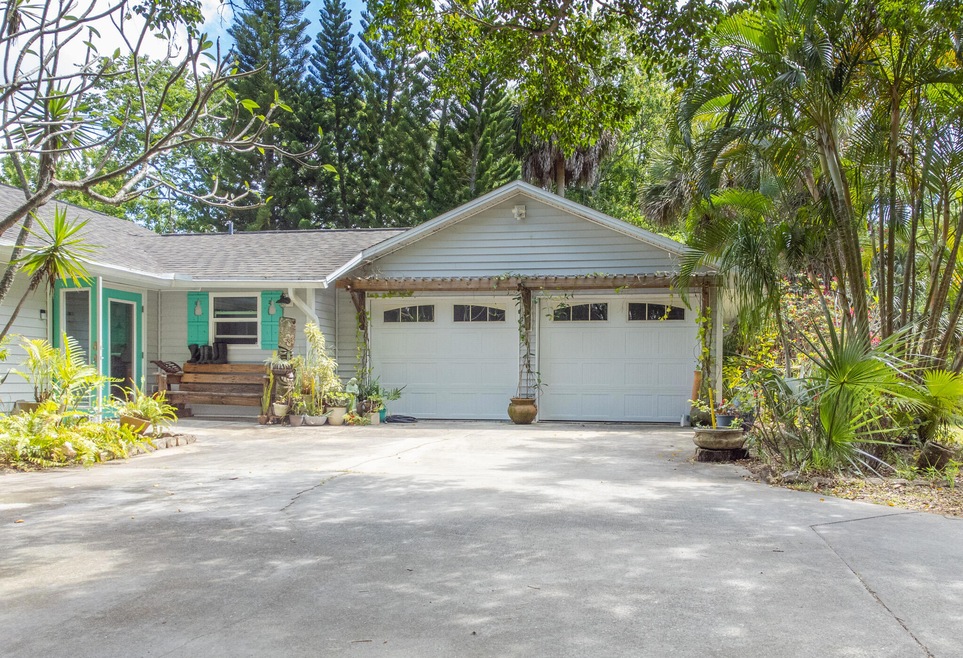 Driveway and Garage