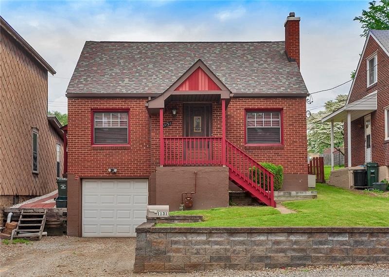 Well maintained all brick Cape Cod home with a fir
