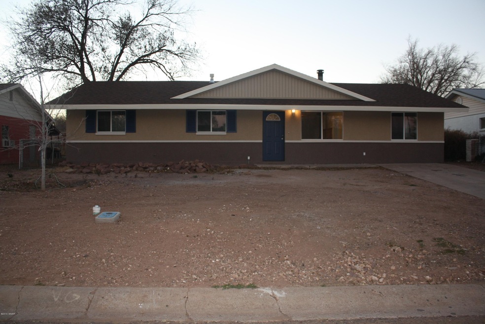 front of the house