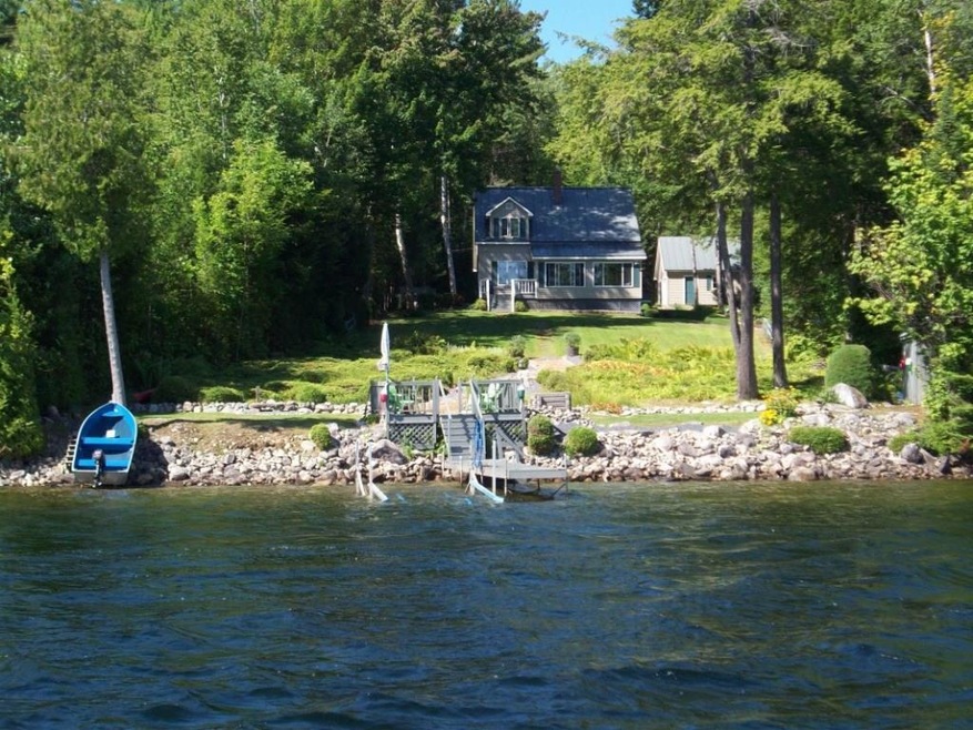 Dock and view of home