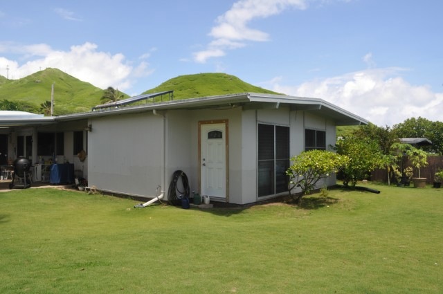 Back of house.