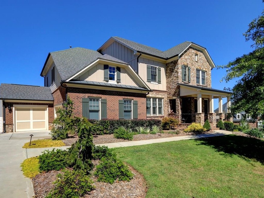 Beautiful 3-Sided Brick and Stone Executive Home w