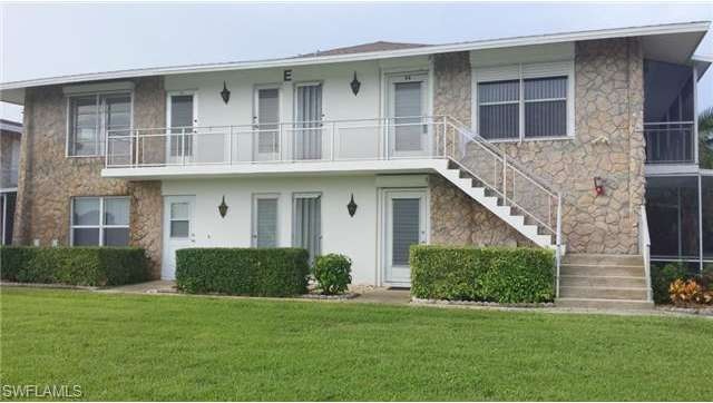 Exterior of building.  Unit is on the lower right.