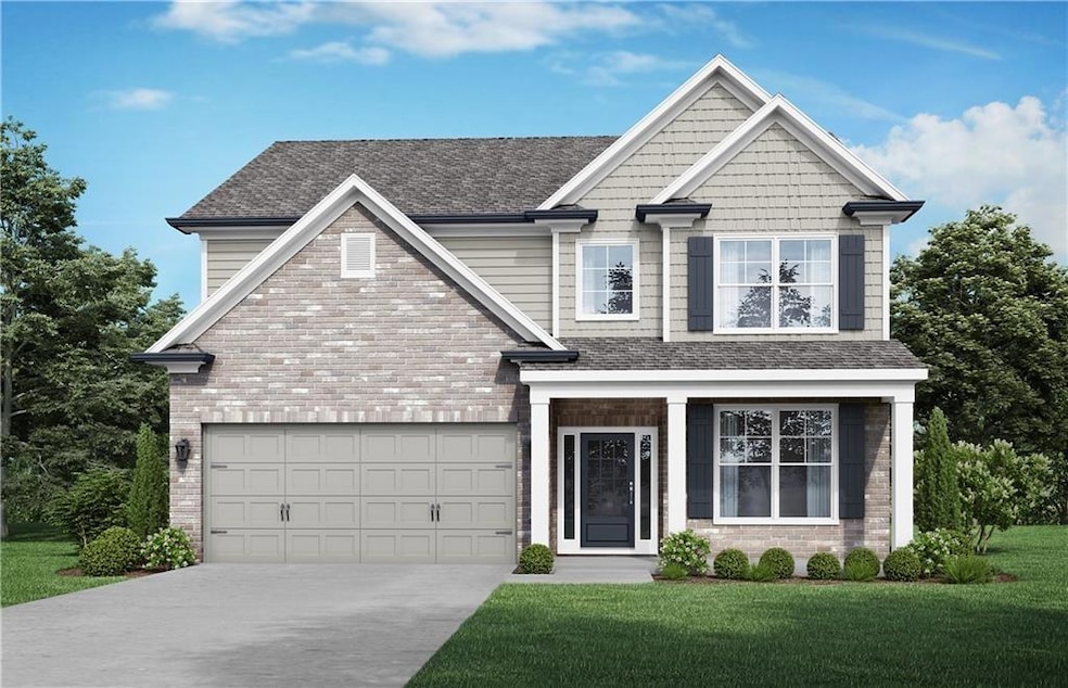 Craftsman-style house with roof with shingles, a f