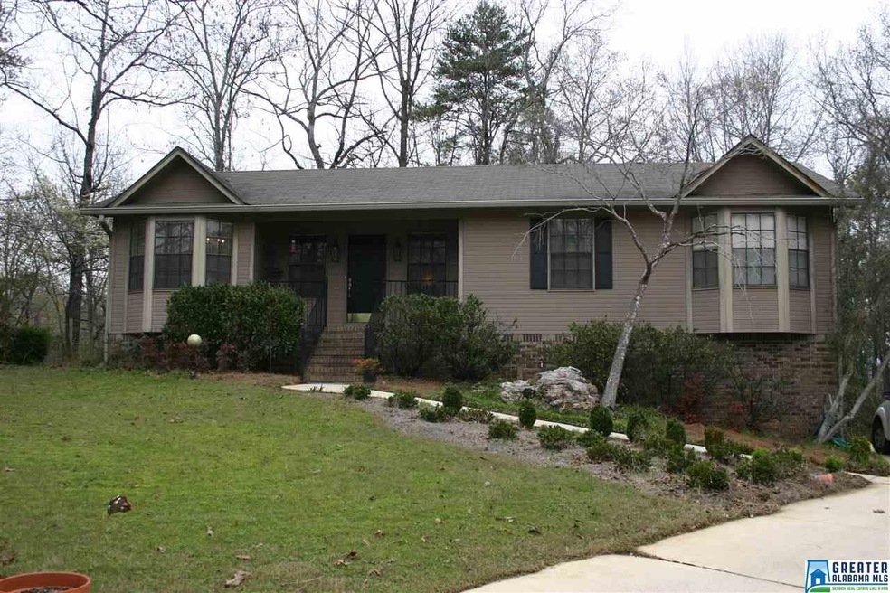 View from street. Covered front porch allows for g
