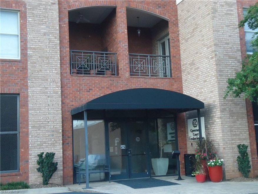 Rear entrance.  Condominium #108 and private balco